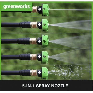 Greenworks AKUMULITORINĖ PLOVYKLA G24WP (24V 4Ah akumuliatorius) 2