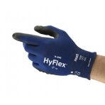 Apsauginės pirštinės Ansell HyFlex 11-816, 11 dydis,  itin plonos, nailonas, spandex. Nitrilo putų delno padengimas