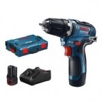 Bosch GSR 12V-35 Akumuliatorinis bešepetėlinis gręžtuvas-suktuvas (12V 2 x 3Ah akumuliatoriai)