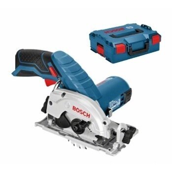 Bosch GKS 12V-26 bevielis diskinis pjūklas profesionalus L-Boxx (Be akumuliatorių ir kroviklio)