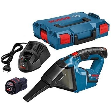 Bosch GAS 12V akumuliatorinis dulkių siurblys (12V LI-ION 2x3Ah)