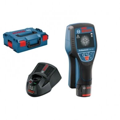 BOSCH D-TECT 120 AA1 PROFESIONAL SIENŲ SKENERIS (1 x akum. GBA 12V 2.0Ah)