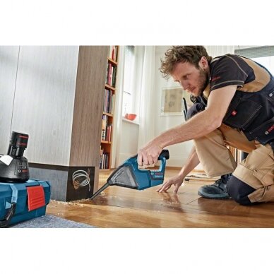 Bosch GAS 12V akumuliatorinis dulkių siurblys (12V LI-ION 2x3Ah) 4