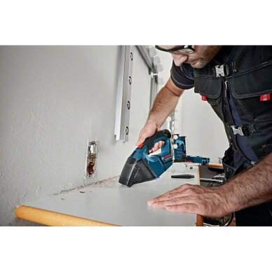 Bosch GAS 12V akumuliatorinis dulkių siurblys (12V LI-ION 2x3Ah) 6