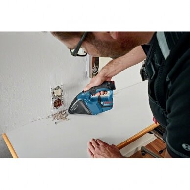 Bosch GAS 12V akumuliatorinis dulkių siurblys (12V LI-ION 2x3Ah) 7