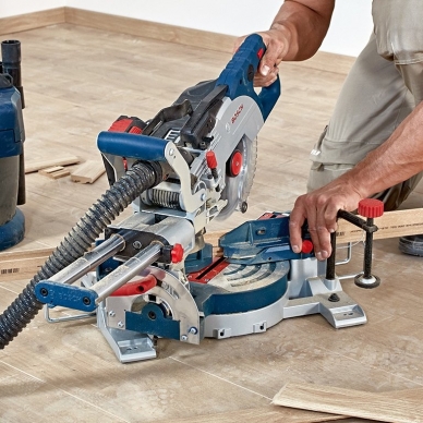 BOSCH GCM 18V-216 Professional Akumuliatorinis skersavimo ir suleidimo pjūklas BITURBO (18V  2x ProCORE 8AH) 1