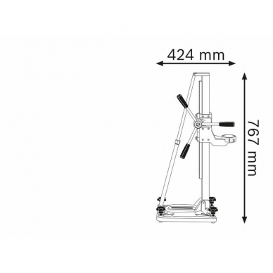 BOSCH GCR 180 Gręžimo stovas 2