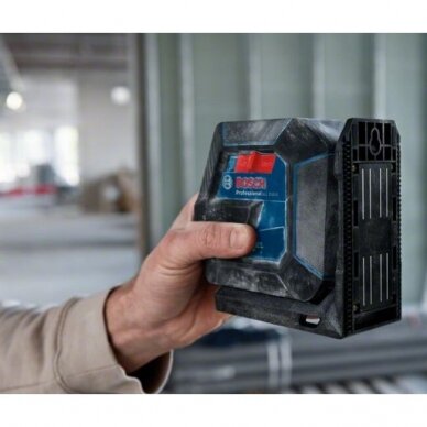 BOSCH GLL 2-15 G (Žalias) Professional Linijinis lazerinis nivelyras + Stovas BT150 ((4 x 1,5 V LR6 (AA))) 3