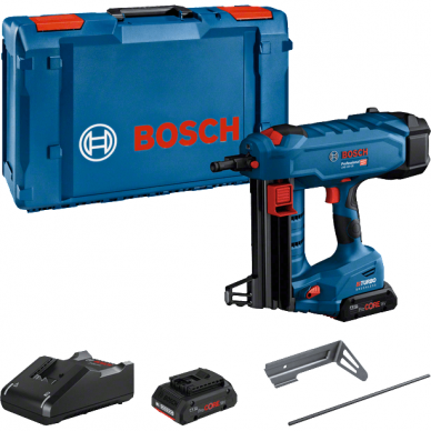 Bosch GNB 18V-38 PROFESSIONAL AKUMULIATORINĖ VINIAKALĖ BETONUI (18V 2 x 4Ah Procore + kroviklis)