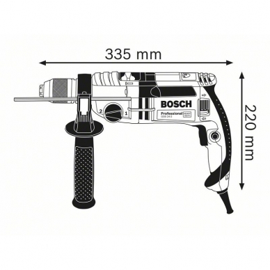 BOSCH GSB 24-2 Smūginis gręžtuvas 1