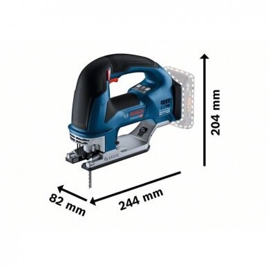 Bosch GST 18V-155 BC PROFESSIONAL AKUMULIATORINIS SIAURAPJŪKLIS (Be akumuliatorių 18V ir kroviklio) 1