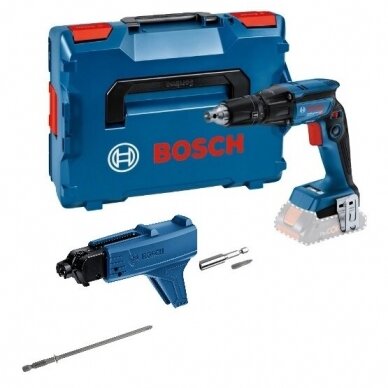 Bosch GTB 18V-45 akumuliatorinis gipskartonio suktuvas + GMA 55 priedas (18V be akumuliatoriaus ir kroviklio)