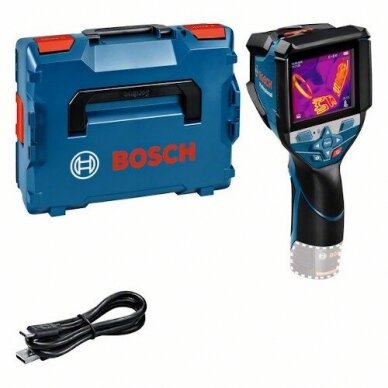 BOSCH GTC 600 C PROFESSIONAL ŠILUMINĖ KAMERA (Be akumuliatorių ir kroviklio)