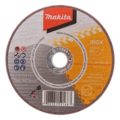 Makita Pjovimo diskas 76x1.0x10mm WA60T, RST (5Vnt.) 1