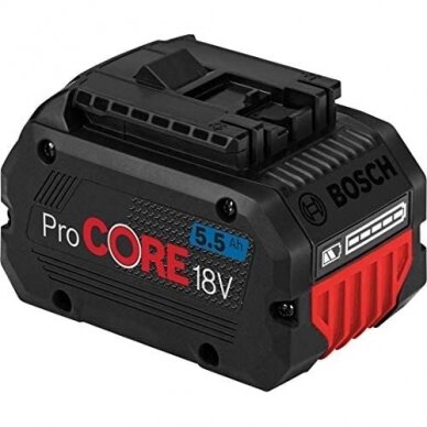 Bosch Pradžios komplektas 18 V-Li 2 x ProCORE 18V 5,5Ah akumuliatoriai + GAL 1880CV įkroviklis 1