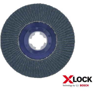 Bosch Žiedlapinis šlifavimo diskas  X-LOCK Ø125 mm P120