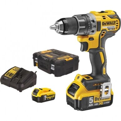 DeWALT DCD791P2 akumuliatorinis gręžtuvas - suktuvas (18V 2x5Ah)