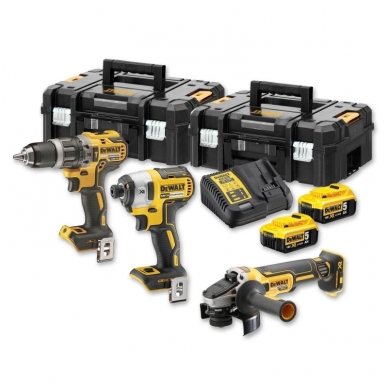 DeWALT DCK384P2T akumuliatorinių įrankių rinkinys