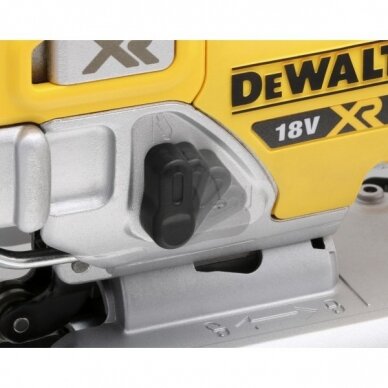 DeWALT DCS334N akumuliatorinis siaurapjūklis (18V Li-ion Be akumuliatorių ir kroviklio) 2