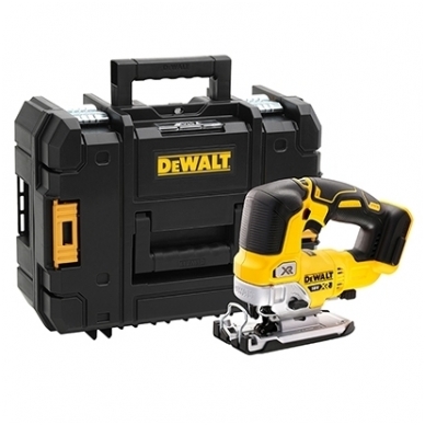 DeWALT DCS334NT akumuliatorinis siaurapjūklis (18V Li-ion Be akumuliatorių ir kroviklio)