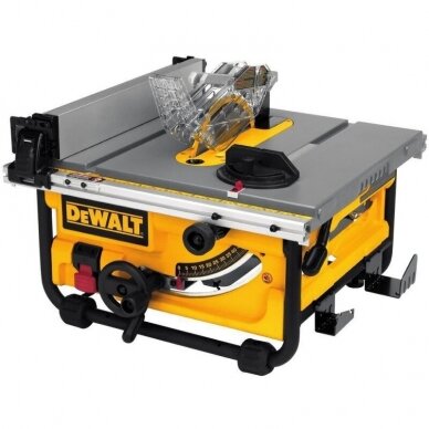 DeWALT DWE7485  išilginio pjovimo staklės + DE7400 stovas 2