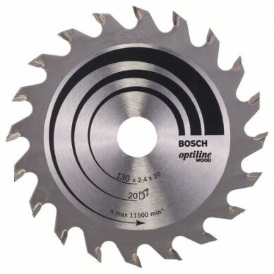 Bosch Disk.pjūkl.diskas 130x16m Optiline Wood