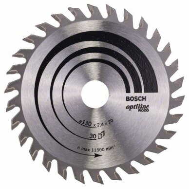 Bosch Disk.pjūkl.diskas 130x16m Optiline Wood