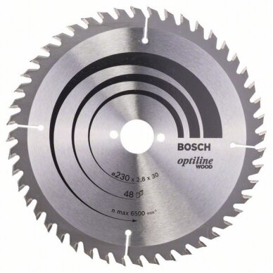 Bosch Disk.pjūkl.diskas 230x30 Optiline Wood