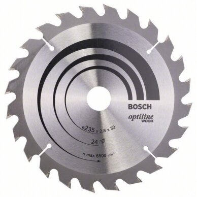 Bosch Disk.pjūkl.diskas 235x30mm Optiline Wood