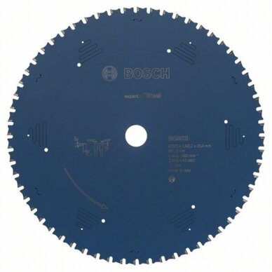 Bosch Disk.pjūkl.diskas „Expert for Steel“ 305x25,4mm Z60