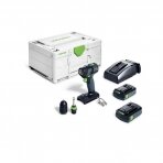 Festool TXS 18 C 3,0-Plus Akumuliatorinis gręžtuvas-suktuvas (576895)