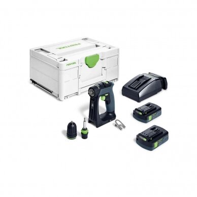 Festool Akumuliatorinis gręžtuvas-suktuvas CXS 18 C 3,0-Plus