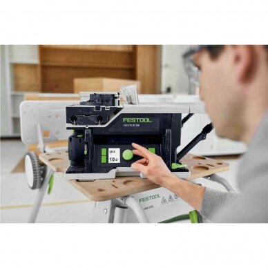 Festool CSC SYS 50 EBI-Basic-Set Akumuliatorinis stalinis diskinis pjūklas (Be akumuliatorių ir kroviklio) 2