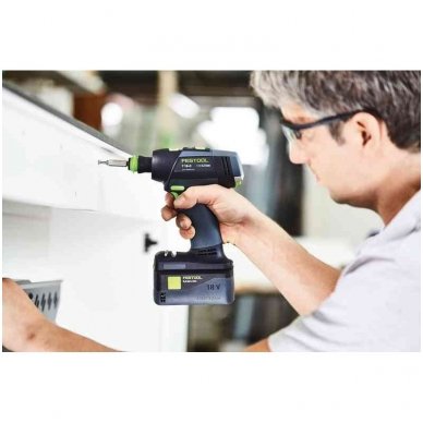 Festool Akumuliatorinis gręžtuvas-suktuvas T 18+3 HPC 4,0 I-Plus 5