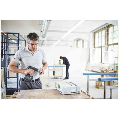 Festool Akumuliatorinis gręžtuvas-suktuvas T 18+3 HPC 4,0 I-Plus 7