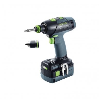 Festool Akumuliatorinis gręžtuvas-suktuvas T 18+3 HPC 4,0 I-Plus 1