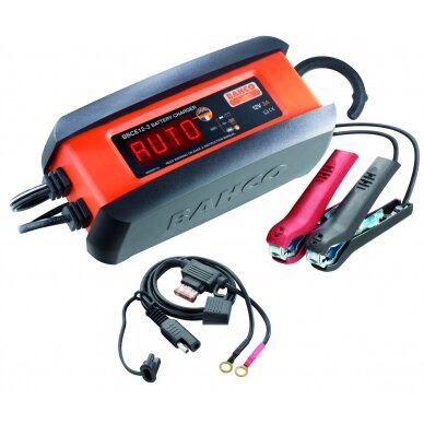 Fully automatic 3A charger/maintainer for 12V Lead -acid and Lithium LiFeP04 batteries, battery charging range 12V: 6-58Ah