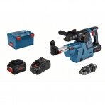 Bosch GBH 18V-26 F  su GDE 18V-16 akumuliatorinis perforatorius  LB, 2x5.5PrC, 1880CV