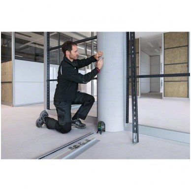 BOSCH GCL 2-15 G  lazererinis nivelyras + Sukamasis laikiklis „RM 1 Professional“ 3