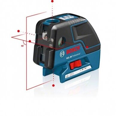 Bosch GCL 25, BG 4x1.5V