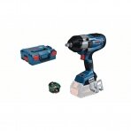 Bosch GDS 18V-1000 C 1/2" akumuliatorinis smūginis veržliasukis su reguliuojamais režimais Solo GCY 42, L-Boxx