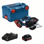 Bosch GKM 18V-50  diskinis metalo pjūklas 2x5.0Ah, GAL 18V-40, LB