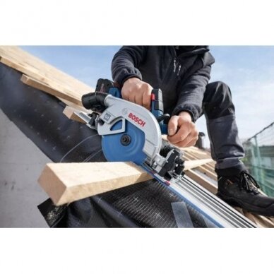 Bosch GKS 18V-57-2 GX diskinis pjūklas Solo kartotinėje dėžėje su FSN 440 X liniuote (18V be akumuliatorių ir kroviklio) 1