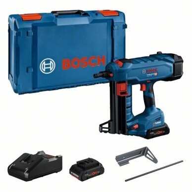 Bosch GNB 18V-38 PROFESSIONAL AKUMULIATORINĖ VINIAKALĖ BETONUI (18V 2 x 4Ah Procore + kroviklis)