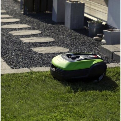 GREENWORKS OPTIMOW 10 VEJOS PJOVIMO ROBOTAS (iki 1 000 m2 ploto vejoms) 7