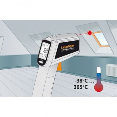 Lazerinis termometras Laserliner ThermoSpot One 082.038A, -38°C ... 365°C 3