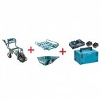 Makita DCU180Z X2PT2 Akumuliatorinis karutis (18V 2x5Ah + priedai)