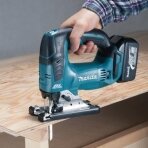 Makita DJV182RT2 akumuliatorinis siaurapjūklis (18 V 2x5Ah akumuliatoriai ir kroviklis)