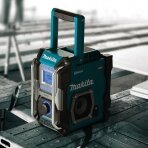 Makita MR002GZ Radijas su Bluetooth funkcija (XGT, LXT, CXT, 220V, Be akumuliatorių ir kroviklio)