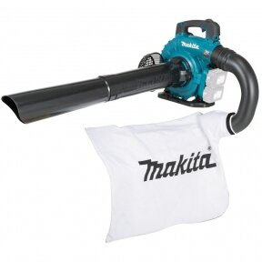 Makita DUB363ZV Akumuliatorinis pūstuvas-siurblys su siurbimo komplektu (2x18V Li-ion Be akumuliatorių ir kroviklio)